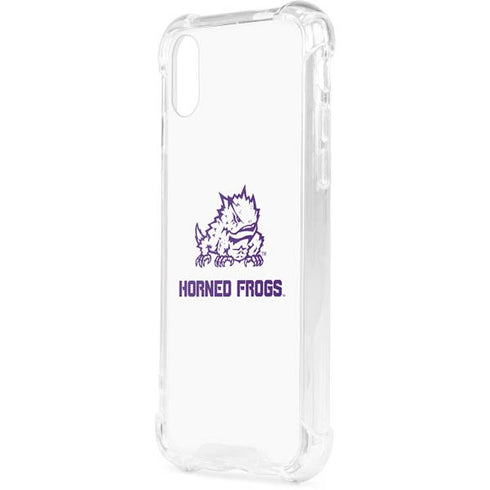 Texas Christian University Horned Frogs TCU iPhone XS Clear Case
