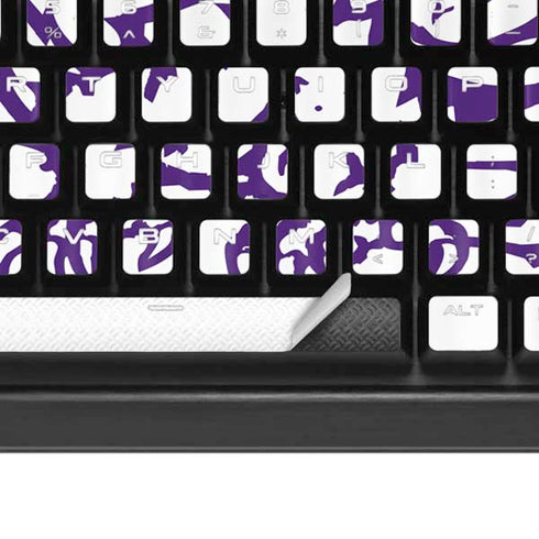 Texas Christian University Horned Frogs TCU K95 RGB PLATINUM Mechanical Gaming Keyboard Skin