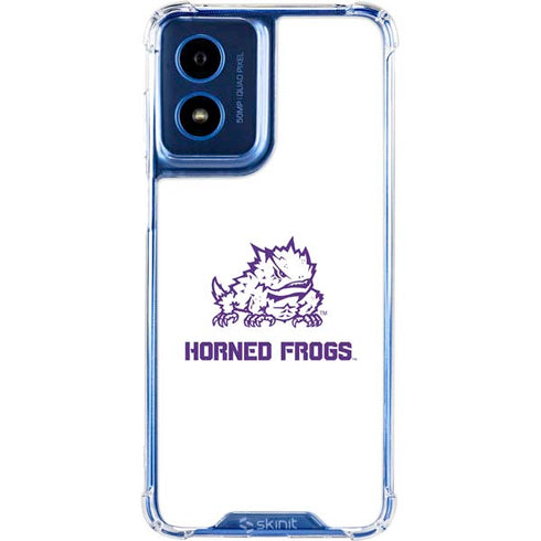 Texas Christian University Horned Frogs TCU Moto G 5G (2024) Clear Case