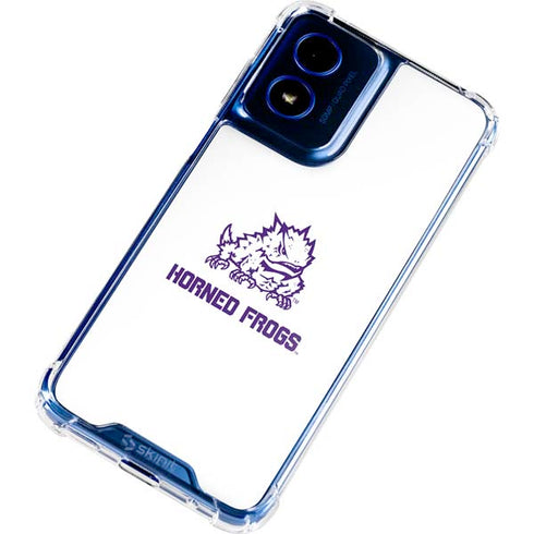 Texas Christian University Horned Frogs TCU Moto G 5G (2024) Clear Case