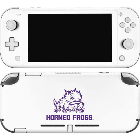 Texas Christian University Horned Frogs TCU Nintendo Switch Lite Skin
