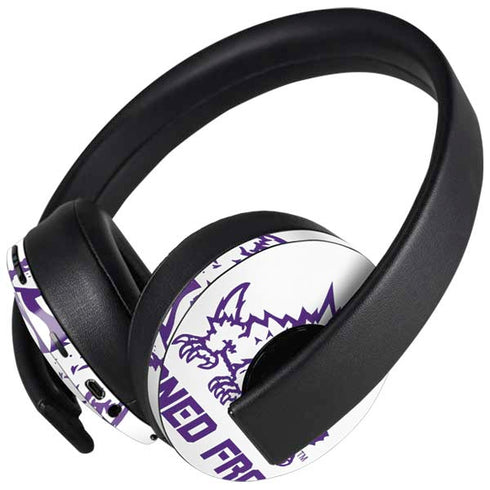 Texas Christian University Horned Frogs TCU PlayStation 4 Gold Wireless Headset Skin