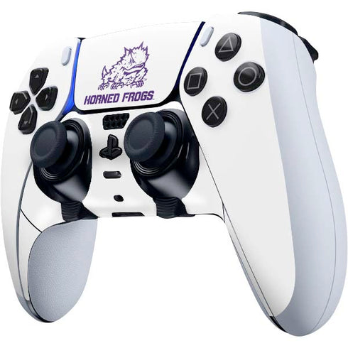 Texas Christian University Horned Frogs TCU PS5 DualSense Edge Pro Controller Skin