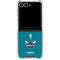 NBA Charlotte Hornets Distressed Galaxy Z Flip7 Clear Case