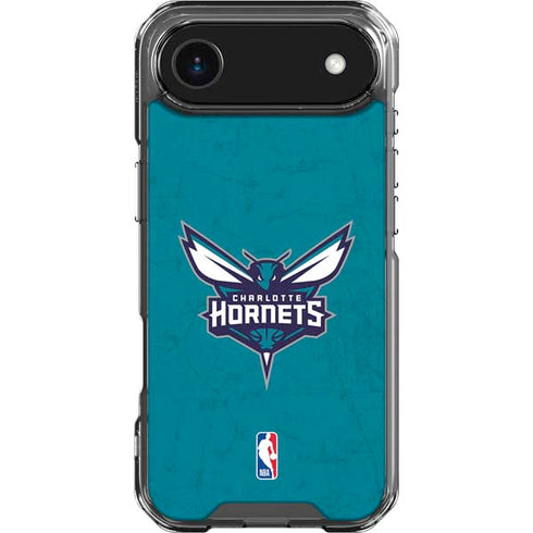 NBA Charlotte Hornets Distressed iPhone 17 Air Clear Case