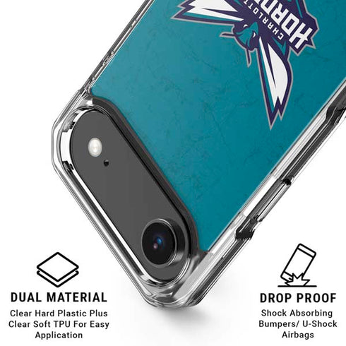 NBA Charlotte Hornets Distressed iPhone 17 Air Clear Case