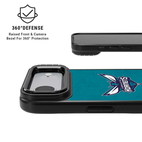 NBA Charlotte Hornets Distressed iPhone 17 Air Kickstand Case
