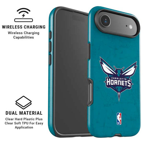 NBA Charlotte Hornets Distressed iPhone 17 Air Magsafe Impact Case