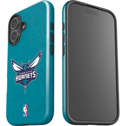 NBA Charlotte Hornets Distressed iPhone 17 Impact Case