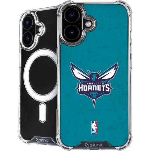 NBA Charlotte Hornets Distressed iPhone 17 MagSafe Case
