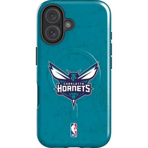 NBA Charlotte Hornets Distressed iPhone 17 Magsafe Impact Case