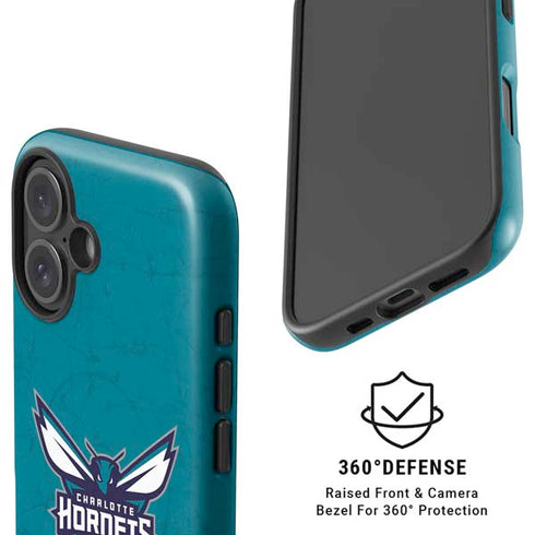 NBA Charlotte Hornets Distressed iPhone 17 Magsafe Impact Case