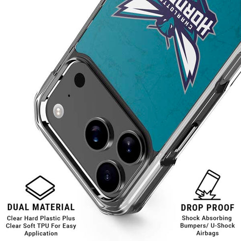 NBA Charlotte Hornets Distressed iPhone 17 Pro MagSafe Case