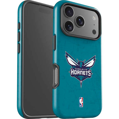 NBA Charlotte Hornets Distressed iPhone 17 Pro Max Impact Case
