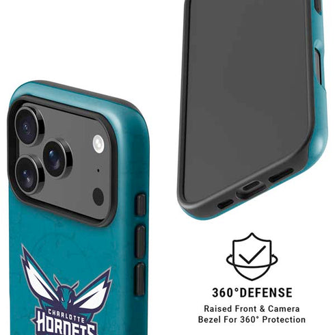 NBA Charlotte Hornets Distressed iPhone 17 Pro Max Magsafe Impact Case