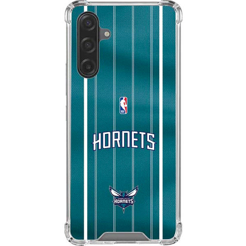 NBA Charlotte Hornets Jersey Galaxy A17 Clear Case