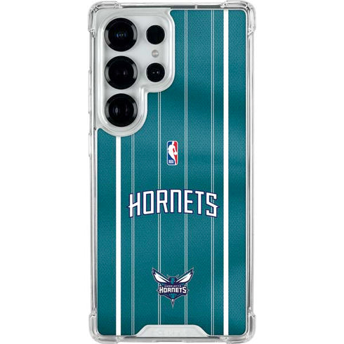NBA Charlotte Hornets Jersey Galaxy S26 Ultra Clear Case
