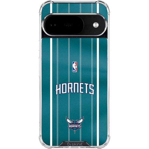 NBA Charlotte Hornets Jersey Google Pixel 10 Clear Case