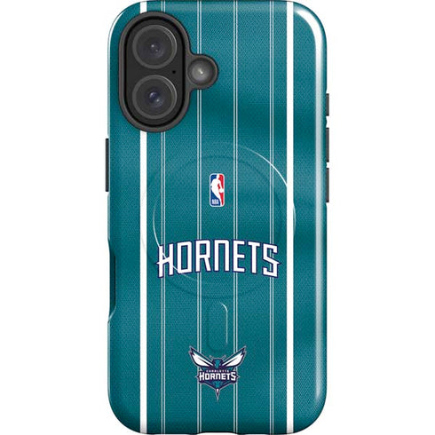 NBA Charlotte Hornets Jersey iPhone 16 Magsafe Impact Case