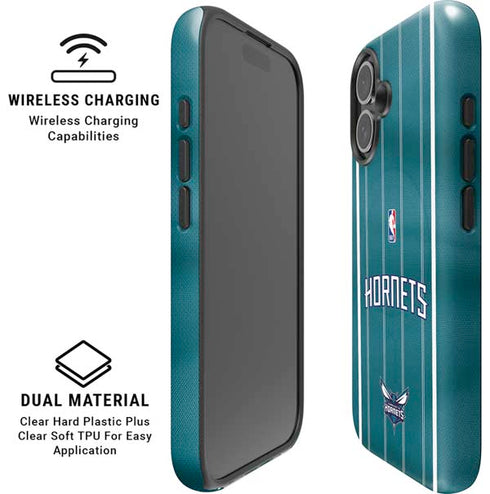 NBA Charlotte Hornets Jersey iPhone 16 Magsafe Impact Case