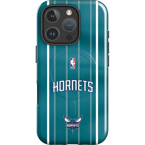 NBA Charlotte Hornets Jersey iPhone 16 Pro Magsafe Impact Case