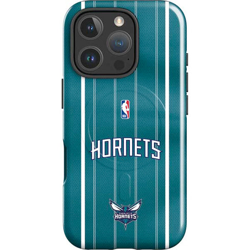 NBA Charlotte Hornets Jersey iPhone 16 Pro Max Magsafe Impact Case