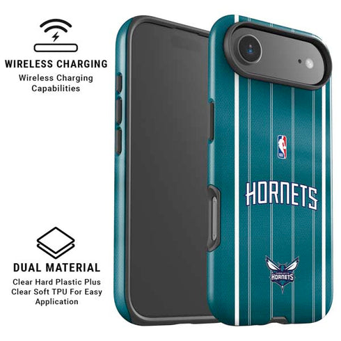 NBA Charlotte Hornets Jersey iPhone 17 Air Magsafe Impact Case