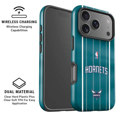 NBA Charlotte Hornets Jersey iPhone 17 Pro Magsafe Impact Case