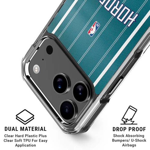NBA Charlotte Hornets Jersey iPhone 17 Pro Max Clear Case