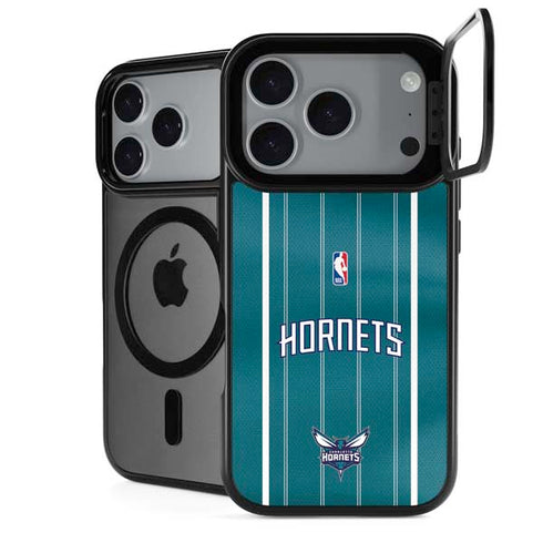 NBA Charlotte Hornets Jersey iPhone 17 Pro Max Kickstand Case