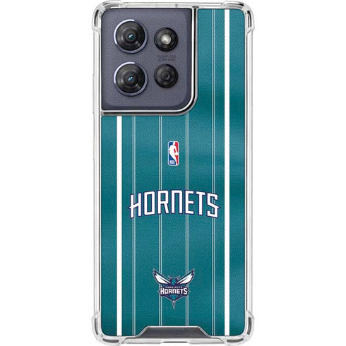 NBA Charlotte Hornets Jersey Moto G Stylus 5G (2025) Clear Case