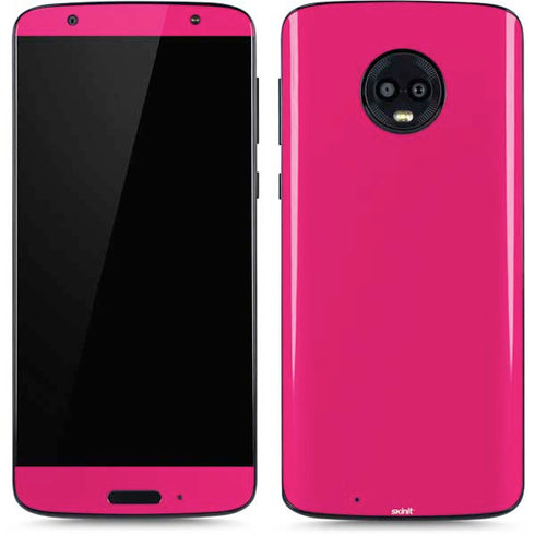 HOT Pink Moto G6 Skin