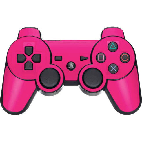 HOT Pink PS3 Dual Shock wireless controller Skin