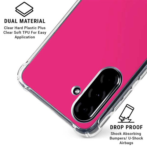 HOT Pink Galaxy A36 5G Clear Case