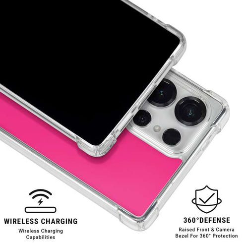 HOT Pink Galaxy S26 Ultra Clear Case