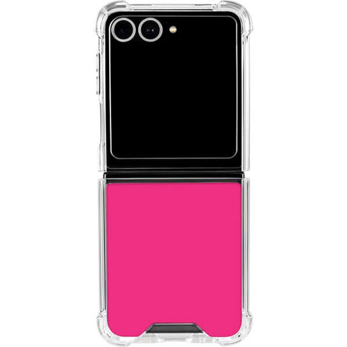 HOT Pink Galaxy Z Flip7 Clear Case