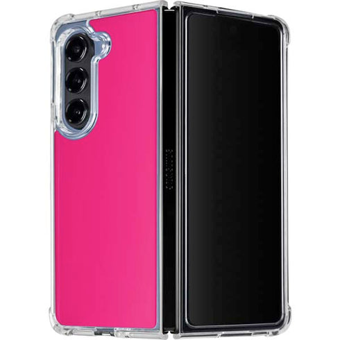 HOT Pink Galaxy Z Fold5 5G Clear Case