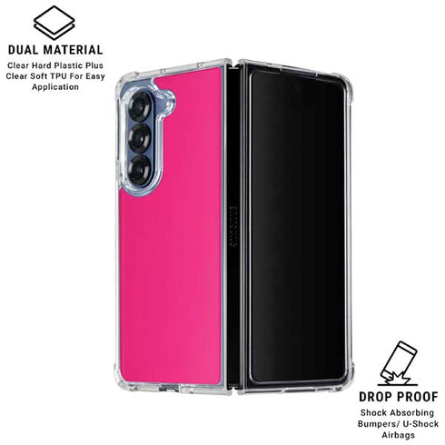 HOT Pink Galaxy Z Fold6 Clear Case