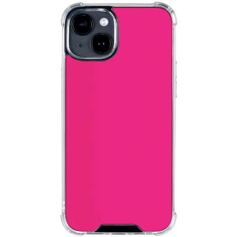 HOT Pink iPhone 15 Clear Case