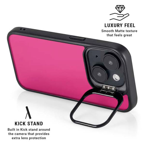 HOT Pink iPhone 15 Kickstand Case