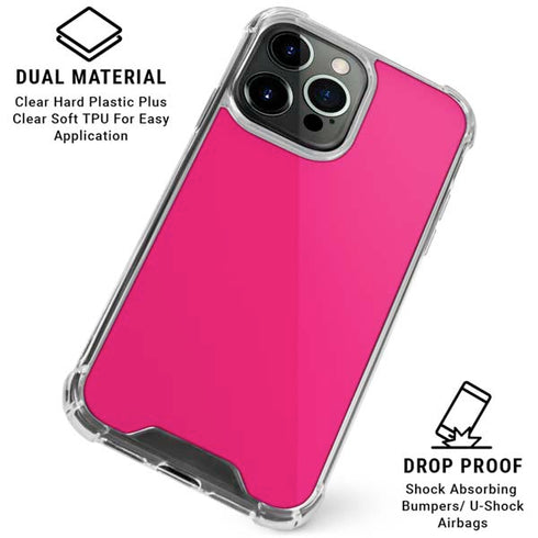 HOT Pink iPhone 16 Pro Clear Case