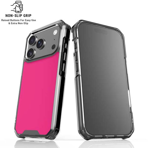 HOT Pink iPhone 17 Pro Clear Case
