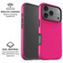 HOT Pink iPhone 17 Pro Magsafe Impact Case