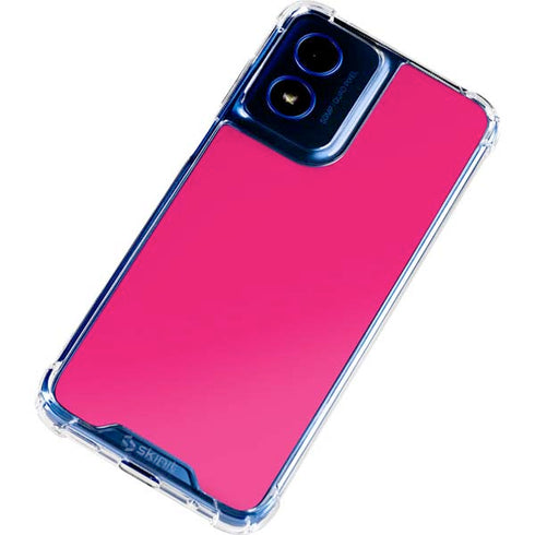 HOT Pink Moto G Play 4G (2024) Clear Case
