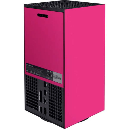 HOT Pink Solid Xbox Series X Bundle Skin