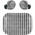 Houndstooth Black/White Amazon Echo Buds Skin