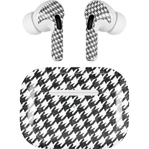 Houndstooth Black/White AirPods Skins