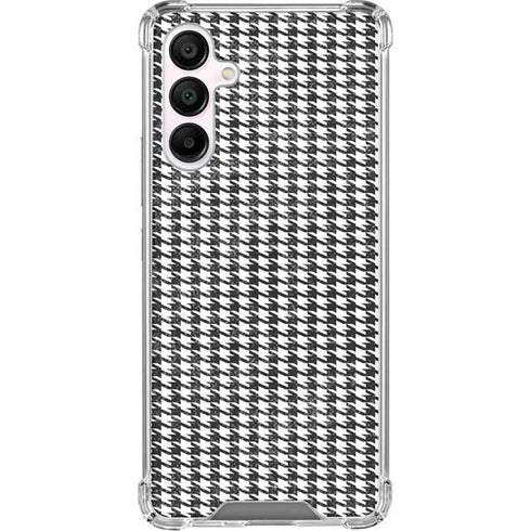 Houndstooth Black/White Galaxy A16 5G Clear Case