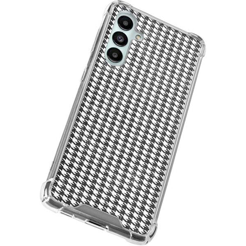 Houndstooth Black/White Galaxy A16 5G Clear Case