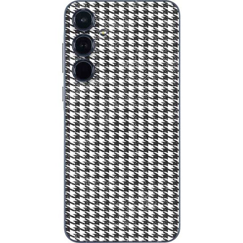 Houndstooth Black/White Galaxy A35 5G Skin